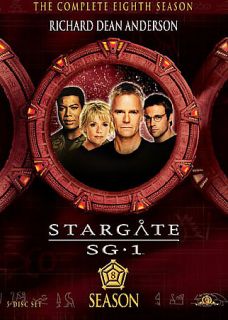 Stargate SG 1   Season 8 DVD, 2009, 5 Disc Set, Repackaged