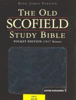 Old Scofield Study Bible KJV Pocket 2006, Hardcover