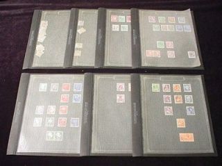   European SWISS Postage STAMPS 7 Pages Old Collection LOT 1724LX
