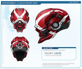 halo 4 locus helmet 3 bonus items fast delivery time