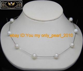 mp fine 7 8mm aaa white pearl necklaces 18 925s chain from china time 