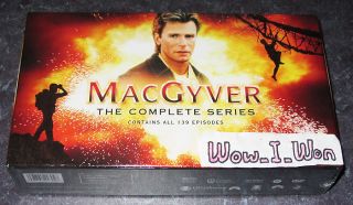 MacGyver The Complete Series 39 Disc DVD Box Set Collection Season 1 2 