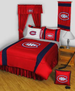 new nhl montreal canadiens twin bed in bag 6 piece