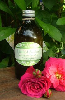 Pure Organic Rose Otto (Attar of Roses) Floral Water 320ml Hydrolat 