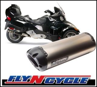   Brothers Titanium Black Series Exhaust Can Am Spyder RT 2010 2011 2012
