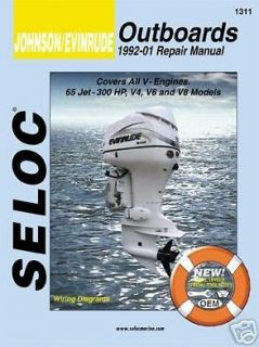 johnson evinrude outboard motor engine repair manual 