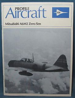 Mitsubishi A6M2 Zero Sen WWII Japan Fighter Plane Profile Aircraft 129 