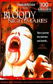 Bloody Nightmares   100 Movie Pack DVD, 2008, 24 Disc Set