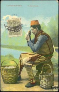 turkey constantinople vendeur d oeufs egg seller 1918 from netherlands