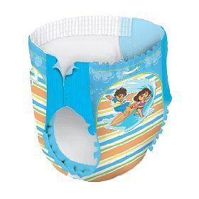 21 Pampers Splashers Swim Diapers size 6 Dora & Diego Boys & Girls