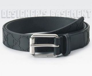   100 40 Neoprene GUCCISSIMA rubber LOGO buckle belt NWT Authentic