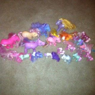 my little pony lot 19 pieces large and small time