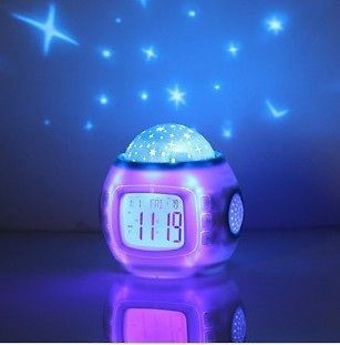 Amazing Sky Star Master Night Light Projector Lamp Bed Lazy Alarm 