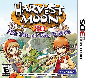 Harvest Moon The Tale of Two Towns (Nintendo 3DS, 2011) Natsume