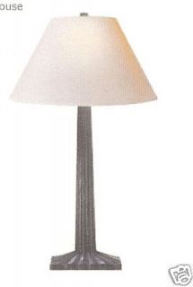 VISUAL COMFORT FLUTED COLUMN TABLE LAMP W/ PAPER SHADE