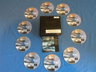 03 04 mercedes sl class r230 cd navigation disks set