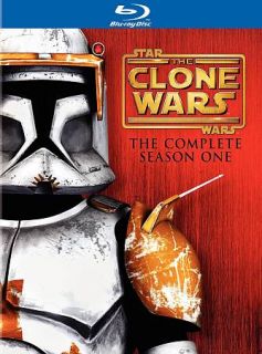 Star Wars The Clone Wars   Season 1 Blu ray Disc, 2011, 3 Disc Set 