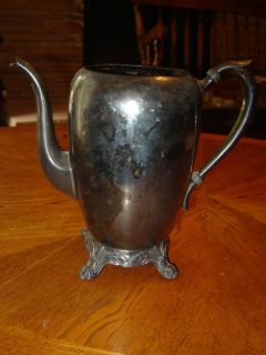 vintage fb rogers silver co tea coffee pot 2670 time