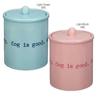 dog is good bolo ceramic treat jar canister more options