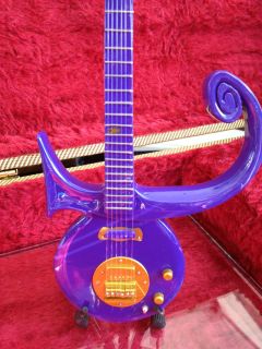 prince love purple symbol miniature guitar replica 