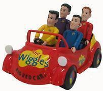 the 4 wiggles the big red car bnip from australia