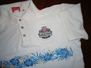 2003 NFL Pro Bowl All Star Game Hawaii Polo Shirt Ricky Williams MVP L