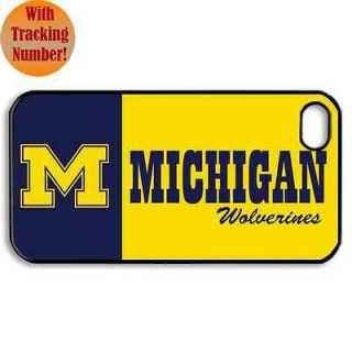   WOLVERINES NFL Football Logo Apple iPhone 4 4S Hard Cover Case #6