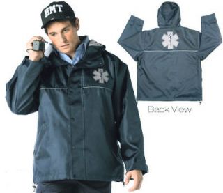 emt ems paramedic hooded storm jacket w star of life xx