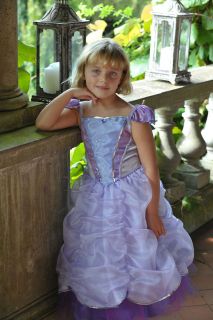 Girls Princess Violet Rapunzel Deluxe Party Fancy Dress Costume Age 3 