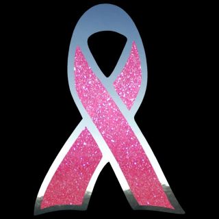   Chrome All Purpose Stickers Window Decals Cancer Awareness Ribbons