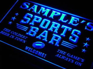 tj tm Name Personalized Custom Sports Bar Beer Pub Neon Sign