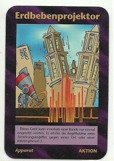 ERDBEBENPROJEK​TOR Illuminati CCG GERMAN Group card; 1995 INWO TCG 