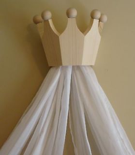 Pine Bed Crown / Cornice / Valance / Canopy for Nursery ON SALE