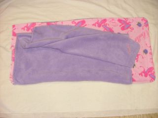 Cuddly Fleece Kindermat Cover w/attacfhed blanket   Personalized FREE