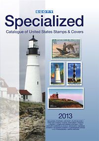 Scott Stamp Catalog 2013 US Specialized of US Stamps and Covers