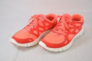 NIKE FREE RUN+ 2 443816 806 BRIGHT MANGO/SAIL ACT​ION RED WOMENS 