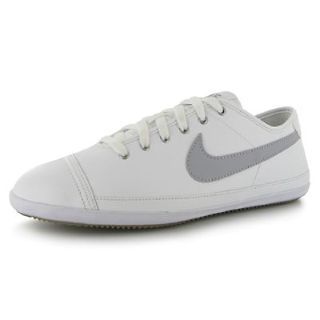 Mens Nike Flash Leather Trainers Shoes   Sizes 6 to 11   White/Grey