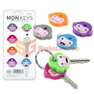 Pack Monkey Key Covers Cool Chimp Key Caps Rubber
