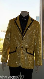 Elvis Tribute Artist Costume   PRE JUMPSUIT ERA   1968 Gold Lame 