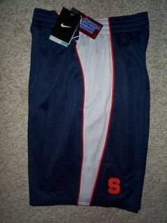   Syracuse Orange Orangemen NIKE ncaa STITCHED Lacrosse Jersey Shorts XS