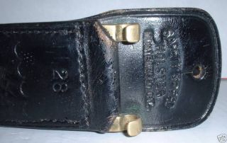 Safety Speed duty belt size 28 leather LEO police Law Enforcement cops