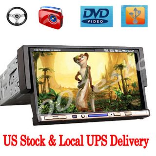 Din 7 In Dash LCD Car Stereo DVD CD Radio Video Player Touch Screen 