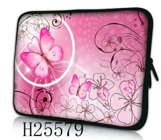 nice pink 12 laptop netbook sleeve case bag cover pouch