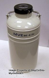 Dewar MVEsc 4/3V Liquid Nitrogen With Shipping Container ~ FREE S&H
