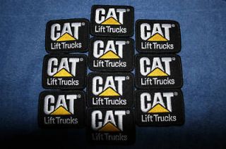 10 new cat caterpillar lift trucks shirt patches patch time