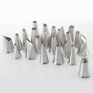 24 Pcs Large Icing Piping Nozzles Pastry Tips Set For Cake Decorating 