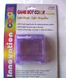 clear grape light boy magic magnifier gameboy color new time
