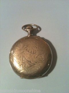 hebdomas c 1900 import sterling case 8 day pocket watch