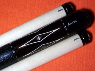 Schon Custom Rare Inlayed Pool Cue LTD 1704 Two Shafts Leather Brand 
