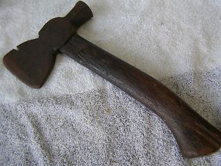 VINTAGE ANTIQUE ARTS AND CRAFTS AXE HATCHET HAMMER CRUIDE HANDLE